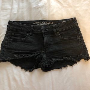 American Eagle Black Jean shorts